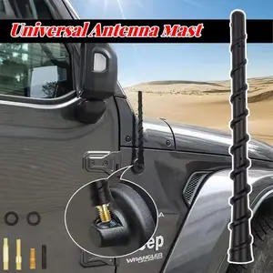 7 Inch Universal Car Antenna, Durability Outdoor Reception Radio Antenna, Screw Thread Adhesive Stick, Fits Most Cars, Enhances FM/AM Signal Quality