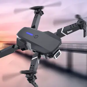 Professional Drone E88 4K Wide-Angle HD 1080P Camera WiFi FPV Height Hold Foldable RC Drone Quadrotor Helicopter Children's Toys Folding