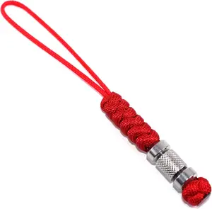 Knife Lanyards with Steel Beads Paracord Lanyard for Knife EDC Tool Keychains Backpack Tactical Lanyards