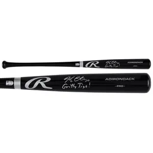 Kerry Carpenter Detroit Tigers Autographed Rawlings Black Pro Bat with "Gritty Tigs" Inscription - Fanatics Authentic Certified