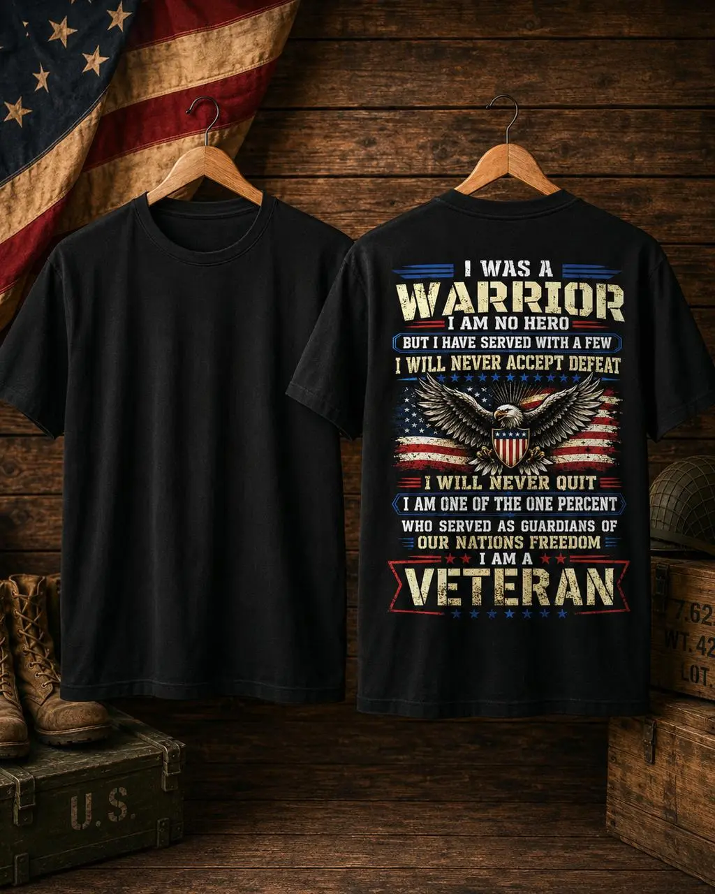 Veteran Tribute T-Shirt, Patriotic American Eagle Graphic Tee, Military Appreciation Shirt
