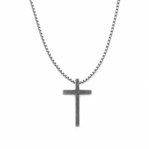 STAINLESS STEEL CROSS NECKLACE