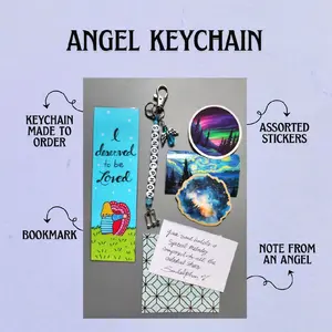 Angel Keychain Bundle with Angel Channeled Message
