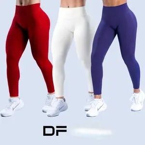 Impact Leggings Women Seamless Yoga Legging Scrunch Bum Gym Legging Workout Yoga Pants Low Waistband Sports Tights