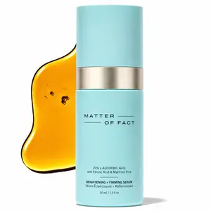 MATTER OF FACT Brightening + Firming Serum, 20% Vitamin C Liquid Anti-Aging Formula for Radiant Skin, 30mL / 1.0 Fl Oz