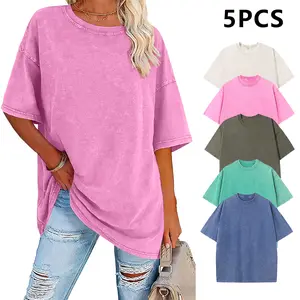 Unisex solid-color short sleeves, comfortable fabric, stylish and minimalist design, available in multiple colors, suitable for summer outdoor casual sports and gym wear, versatile for everyday outfits—a wardrobe essential for women.