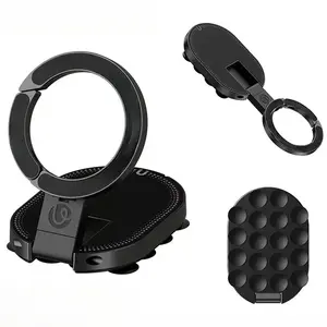 Suction Cup Phone Mount Desktop Stand for iPhone 17 16 15 14 with Suction Bottom for Wall Glass