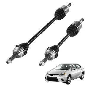 fathersdaygift VEVOR CV Axle Shaft Assembly, 2 Pieces Front Left Right (Driver and Passenger Side), Automotive Replacement CV Joint Axles Pair Compatible with 2009-2018 Toyota Corolla, Alloy Steel Carbon Steel