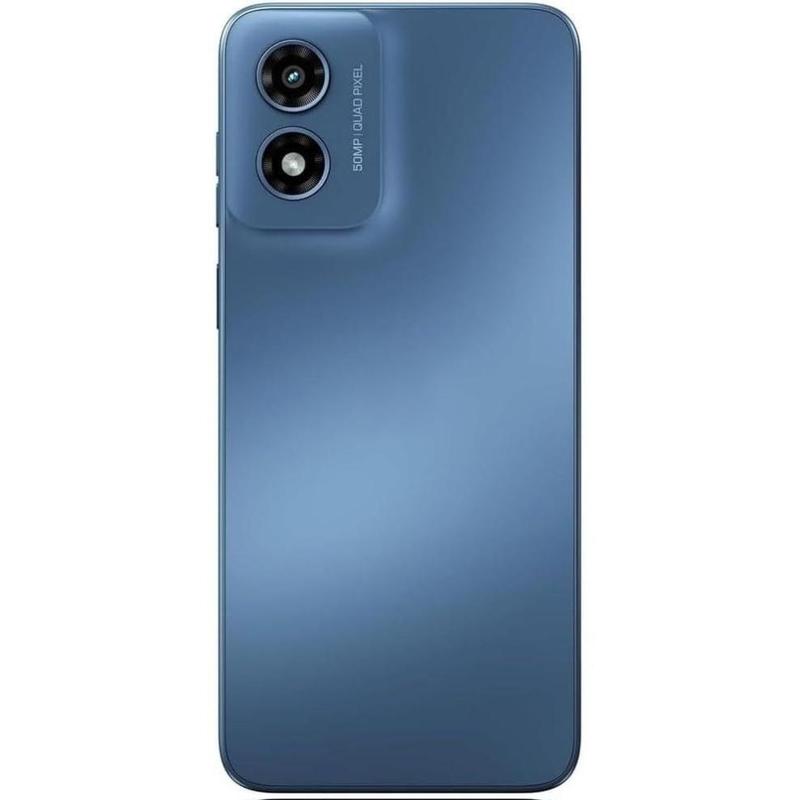 Motorola Moto G Play 2024 AT&T & Cricket 4G LTE 4/64GB 50MP Camera Sapphire Blue Renewed Smartphone