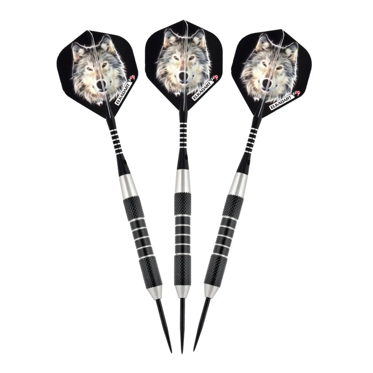 212 MAIN Lone Wolfl Steel Tip Darts - 21g Darts Gear with Alloy Barrel, Grip Groove, Planetary Flight
