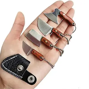 Mini Pocket Knife Keychain Pendant Gift Knife Portable High Hardness Multi-purpose Knife,Everyday carry Backpacking Camping,Decor, Hanging, Ornaments, Decoration
