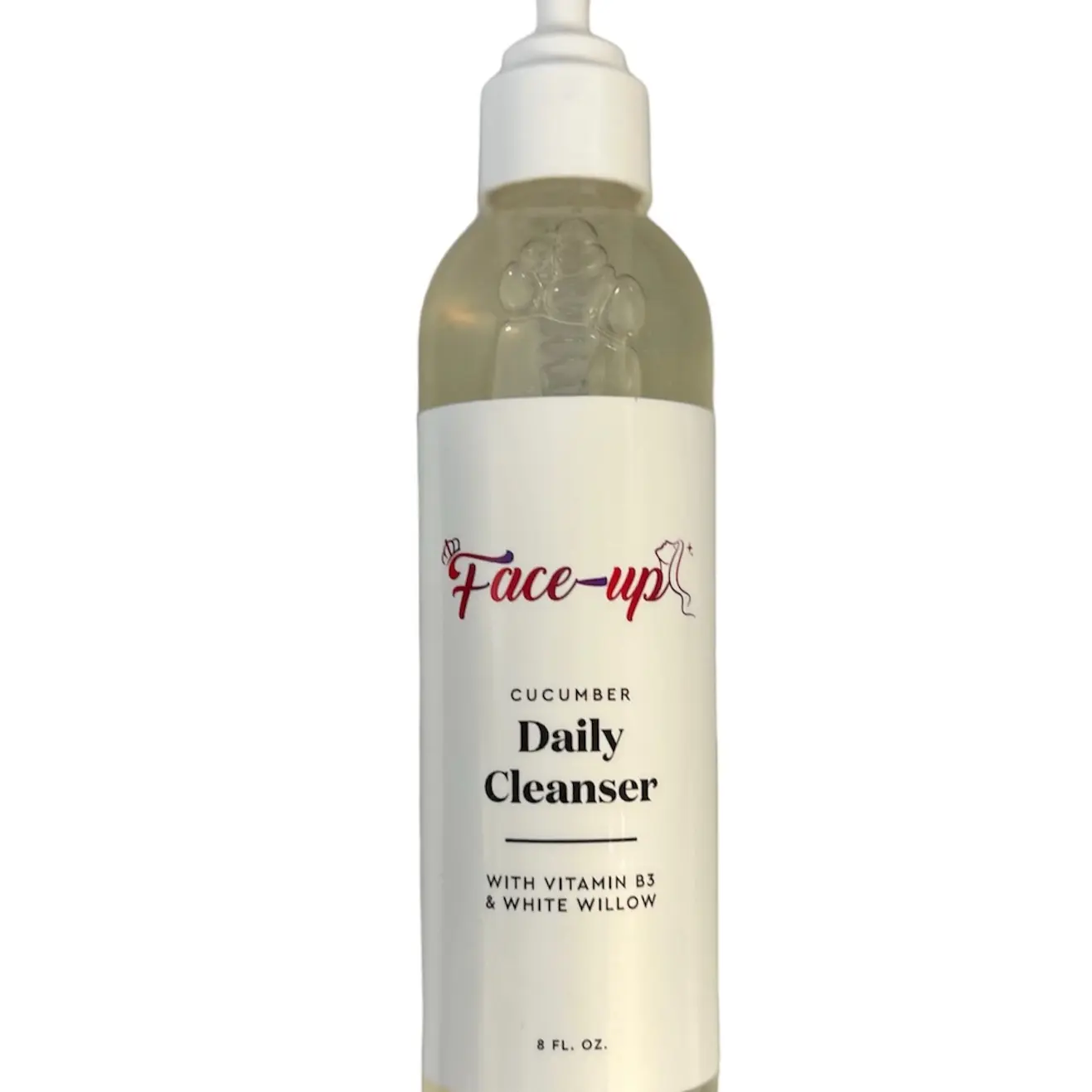 Face-Up Daily Cucumber Cleanser Facial Cleanser Soothing Gentle Facial Skincare Evening Moisture Sensitive All Skin Types All Skin Types Hydrating Sensitive Skin