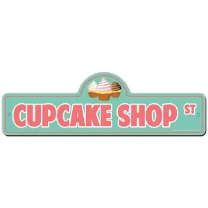 SignMission  Cupcake Shop Street Sign