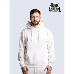 White Heavy Blend Fleece Hoodie