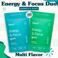 Wintergreen & Spearmint Energy Gum Duo 