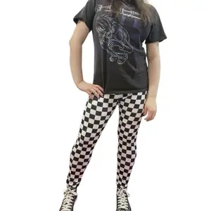Y2K Checkered Leggings