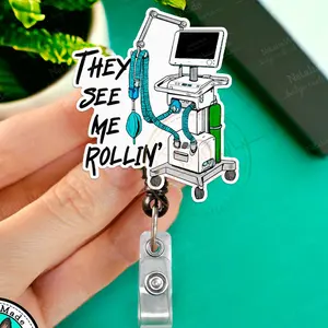 They See Me Rollin Retractable Badge Reel
