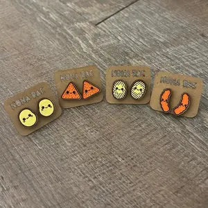 Snack Attack Stud Earrings – Kawaii Chip Edition