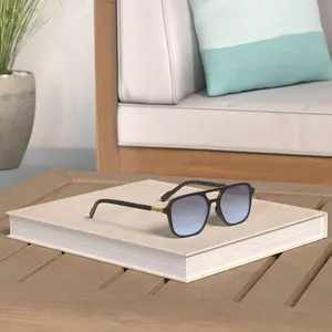 SOJOS Retro Aviator Sunglasses for Women Men,Trendy Rectangle Womens Mens Shades Sun Glasses SJ2202