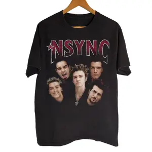 NSYNC Music Fan Favorite Music T-Shirt – Classic Vintage Tee for Concert Lovers