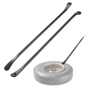 VEVOR Tire Bars, 2 PCS 38.2 Inch Tire Mount and Demount Iron, Heavy Duty Alloy Steel Mounting Tools, Professional Changing Removal Tools for Truck, Semi Truck, Off-Road Vehicle, Light-Duty Van, Black