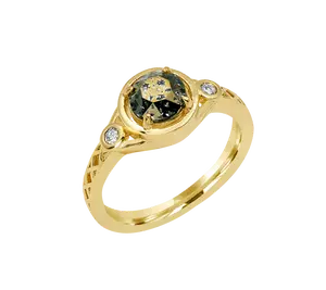 Wicked Liquid Gold Statement Ring