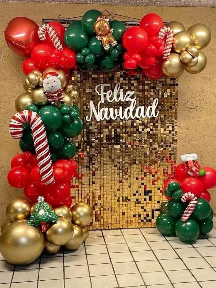 4x6 feet gold reflective wall background, 24 gold sequin decorative panels, birthday, New Year, Valentine's Day, Christmas, Halloween, anniversary wedding engagement decorations, banner decorations