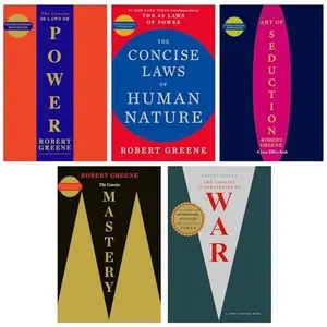 The Concise 5 Books Set (The Concise 48 Laws Of Power, The Concise Laws of Human Nature, The Concise Mastery, The Concise Art of Seduction & The Concise 33 Strategies Of War)