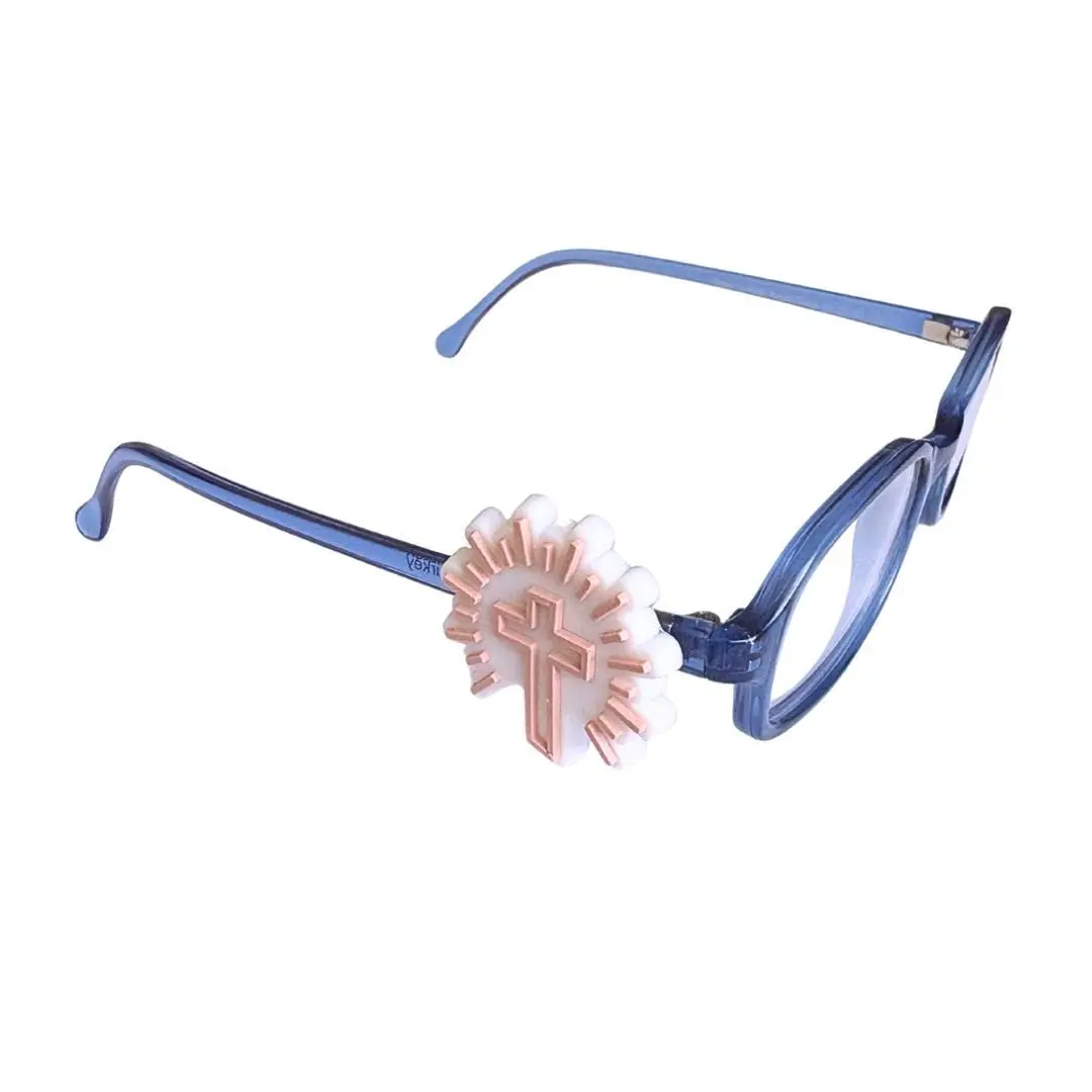Holy Cross Glasses Charm for Kids | Fun Eyewear Accessory