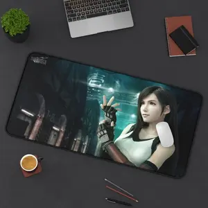 FF7 Tifa Game Desk Mat, Playmat, Gaming Mouse Pad