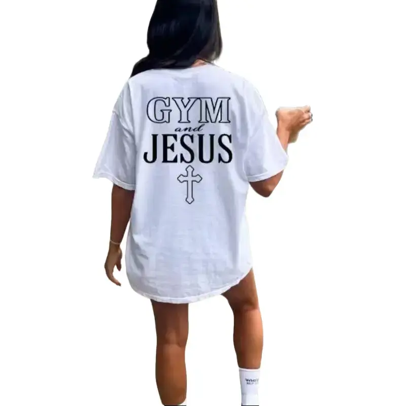 Christian Gym Shirt Gym And Jesus Shirt Pump Cover Shirt Faith Fitness Sweatshirt Bodybuilding Faith Sweater Weightlifting Gift Woman Of God Athletic Style Crewneck Gym Tee Casual Training Top All Seasons Activewear