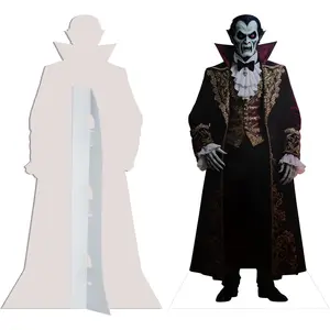 Halloween 6FT Life Size Cardboard Cutout, A Fun Standup for Party Decor, Photo Booth, Theme Decorations, Yard Entrance Haunted House Indoor Outdoor Display,1 PC