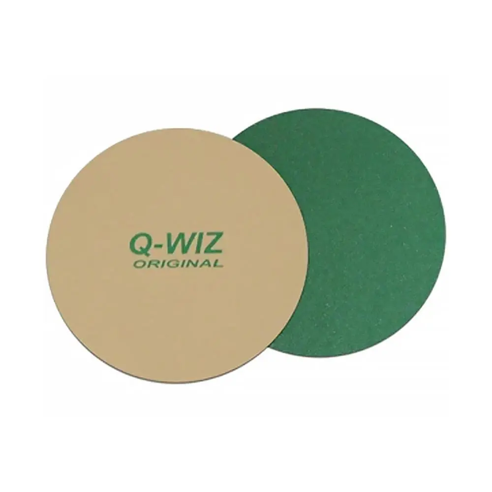 Q Wiz Billiards & Snooker Cue Shaft Conditioner, 2-Sided Cue Cleaner with Quick Polish, Two Sides