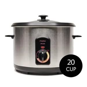 Pars Automatic Persian Rice Cooker - Tahdig Rice Maker Perfect Rice Crust, 20 Cup