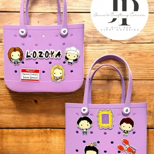 Acrylic Bogg Charms for Bag Accessories - Personalized Charms for Bogg Bags Totes