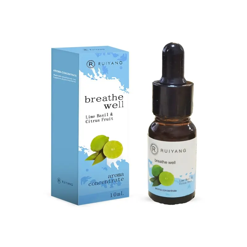 10ML Lemon Scented Essential Oil, Humidifier Refill Liquid, Stress Relief, Sleep Aid, Suitable for Diffusers, Humidifiers, Air Purifiers