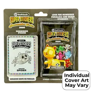2026 VeeFriends Super Stickers Spectacular Series Hanger Pack (White Ice Parallels) Random Cover Art
