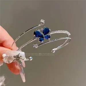 LisiZen Cool Butterfly Bracelet 2026 Blue Little Butterfly Three-Layer Bracelet Ancient Style New Design Wristband DZSP2313
