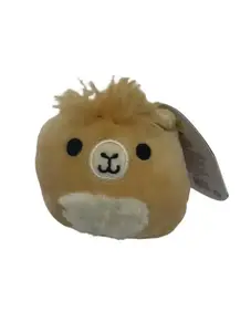 Official Kellytoy Squishmallows Rahima the Camel 3.5" Clip on Stuffed Plush