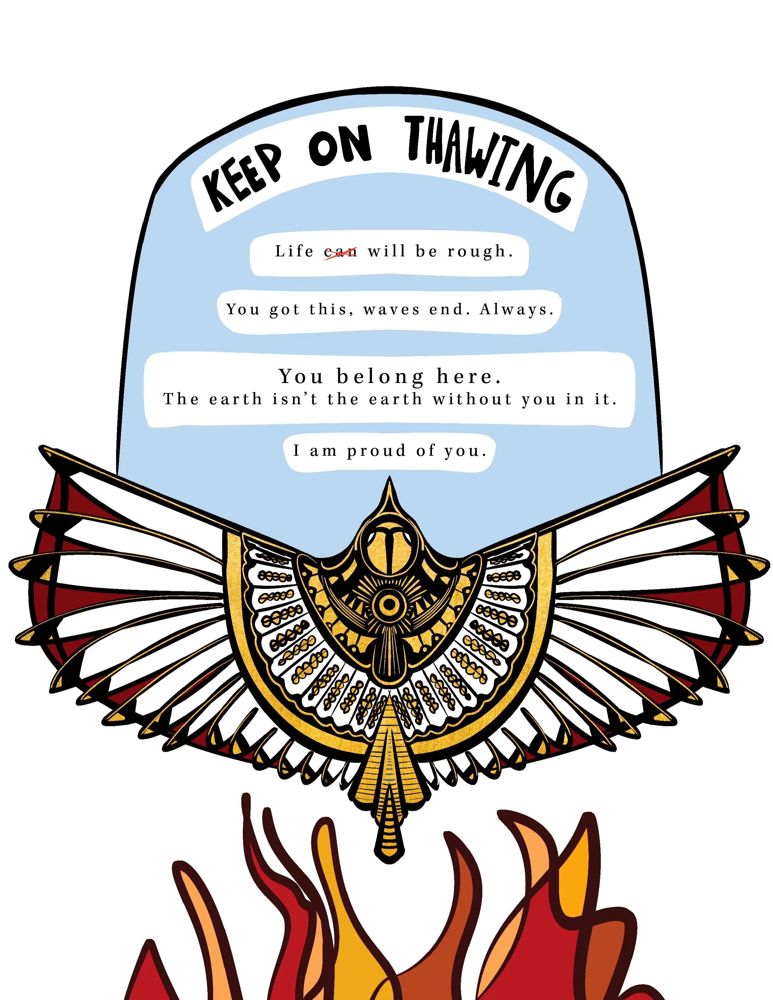 You are a Phoenix print 8x10