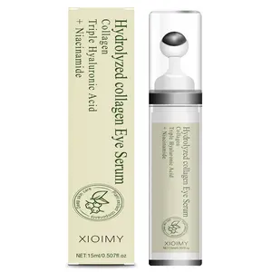 15ML Hydrolyzed Collagen Eye Cream with Hyaluronic, Hydrating Natural Ingredients for Strong Moisturization and Daily Eye Massage for All Skin Types