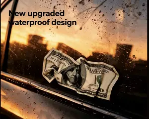 Original Crumpled Texture Car Sticker, Newly Upgraded Waterproof Design, Self-Designed Unique Wrinkled Art Vinyl Decal, Fade Resistant, for Car Bumper, Window, Body, Hood, Truck, SUV, Motorcycle, Vehicle Decoratione Sticker Easy to Install Fashion Cool