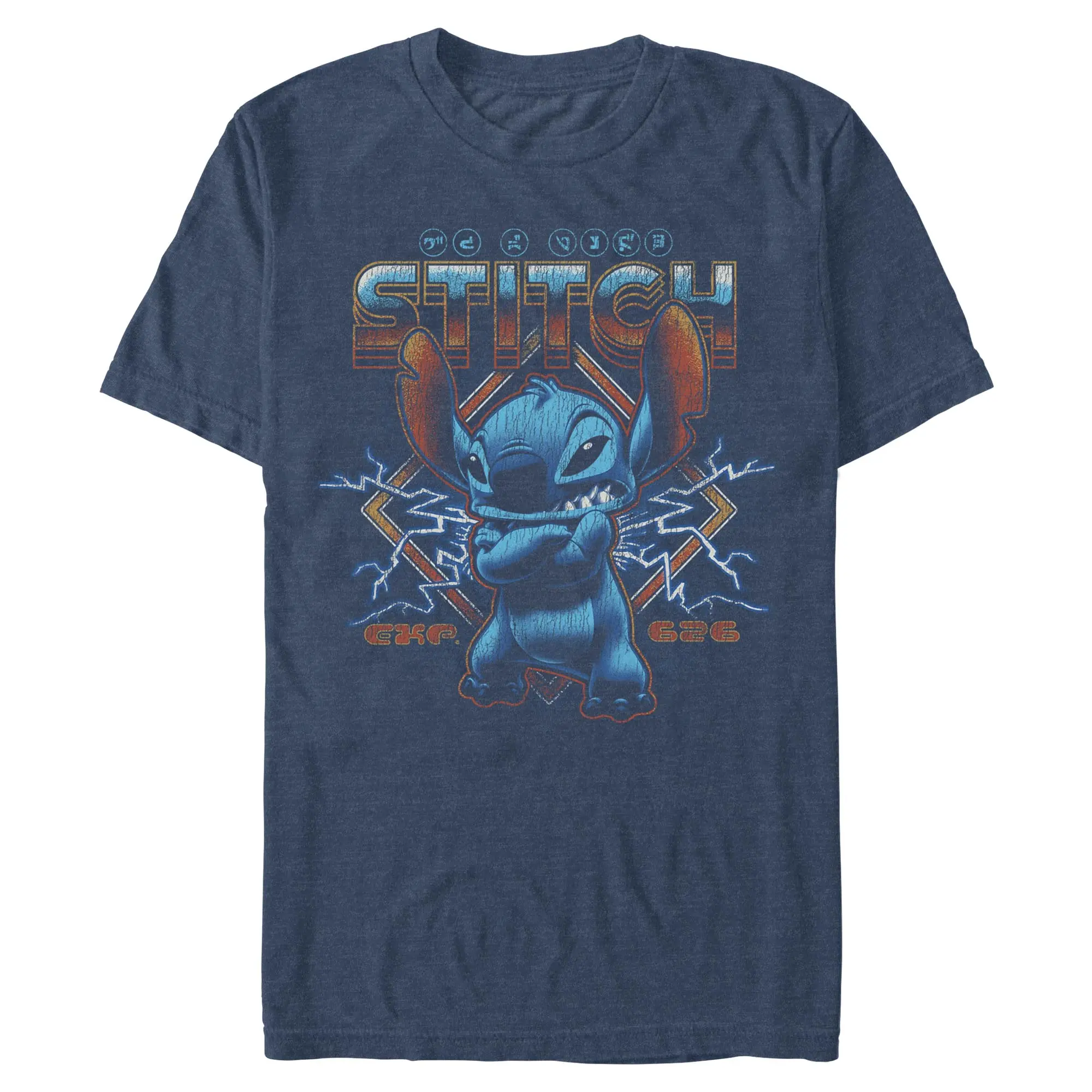 Men's Lilo & Stitch 80s Rocker Stitch T-Shirt Men's Lilo & Stitch 80s Rocker Stitch T-Shirt