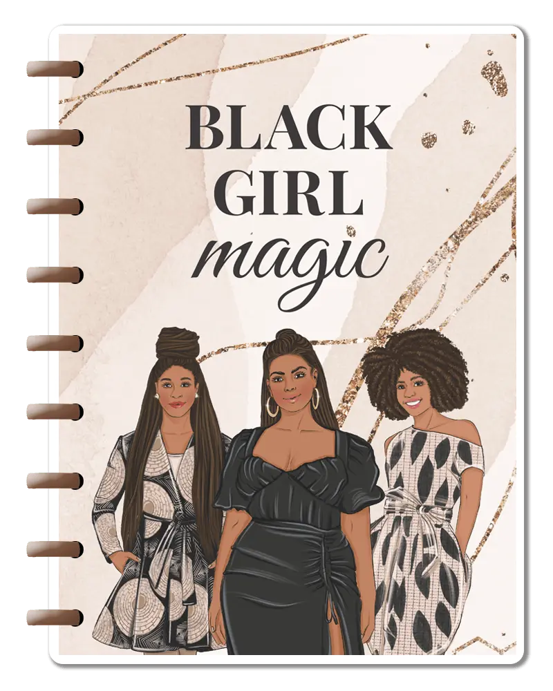 Black Girl Magic Discbound Notebook