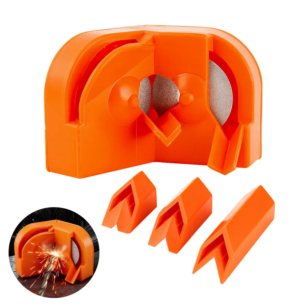 Efficient Portable Drill Bit Sharpener Tool, Multifunction Grinder for Twist & Masonry Bits, Sharpening Kit for Home DIY & Workshop Maintenance
