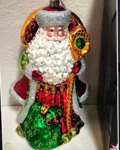 Vintage Christmas Ornament, 90s Decor,  Vintage Christmas Decor, Tree Glass Ornament, 90s nostalgia, Retired Christopher Radco