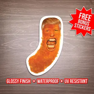 CHEETO TRUMP - Anti Trump Stickers - Political Protest Decal - Leftist Liberal Meme Decals, Political Sticker, Elon, Musk, Democrat