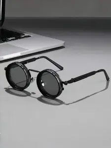 Adjustable 1-9 Sunglasses Fishing Rounded Polarized Glasses with ND Filter Lenses Handcrafted Retro Glasses Unisex Vintage Style