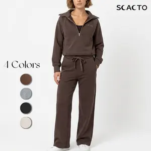 scacto Tracksuits Two-Piece Set For Women Summer Casual Oversized Shirts & Side Pocket Biker Minimalist Lounge Wear Soft Viscose Fabric Comfy Homewear Cozy, 2 Piece Sets Women, Women 2 Piece Sets nightclub style Sets for women