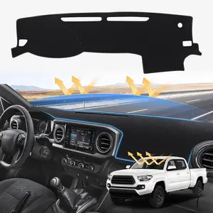 Dash Cover for 2016-2022 2023  Dashboard Cover Mat for Tacoma Accessories Sunshade Nonslip Mesh Protector No GlareTacoma Sunshield Protector Mat Pad